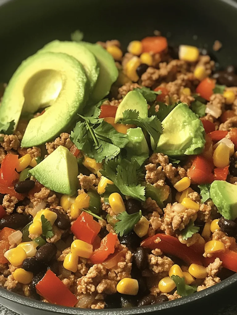 Are you looking for a quick, nutritious, and flavorful meal that can cater to various dietary preferences? Look no further than the Sassy Ground Turkey and Peppers Fiesta! This vibrant dish combines lean ground turkey with a medley of colorful bell peppers, aromatic onions, and garlic, creating a fiesta of flavors that is sure to please any palate. Not only is this recipe packed with protein and essential nutrients, but it also offers a delightful balance of taste and texture, making it a perfect weeknight dinner option or a meal prep superstar.