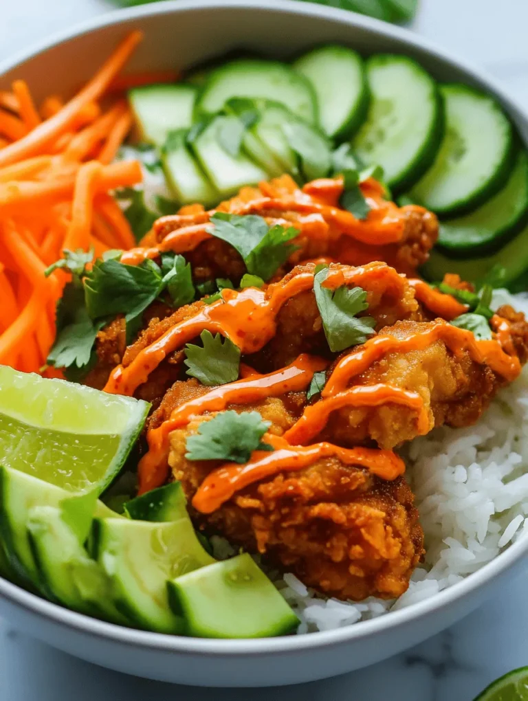 The Bang Bang Chicken Bowl has quickly become a culinary favorite, captivating food enthusiasts with its vibrant flavors and satisfying textures. This dish is a delightful fusion of Asian-inspired ingredients, combining spicy, savory, and creamy elements that create an explosion of taste in every bite. The appeal of the Bang Bang Chicken Bowl lies not only in its deliciousness but also in its adaptability, allowing for a variety of fresh vegetables and proteins to cater to different dietary preferences.