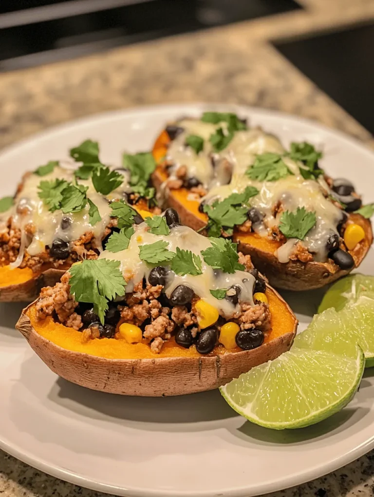 Welcome to the delicious world of high-protein meals, where nutrition meets flavor! Today, we’re diving into an incredible recipe that combines wholesome ingredients in a way that excites your taste buds while nourishing your body: the High Protein Ground Turkey Stuffed Sweet Potato. This dish is not only visually appealing but also packed with nutrients that will fuel your day.