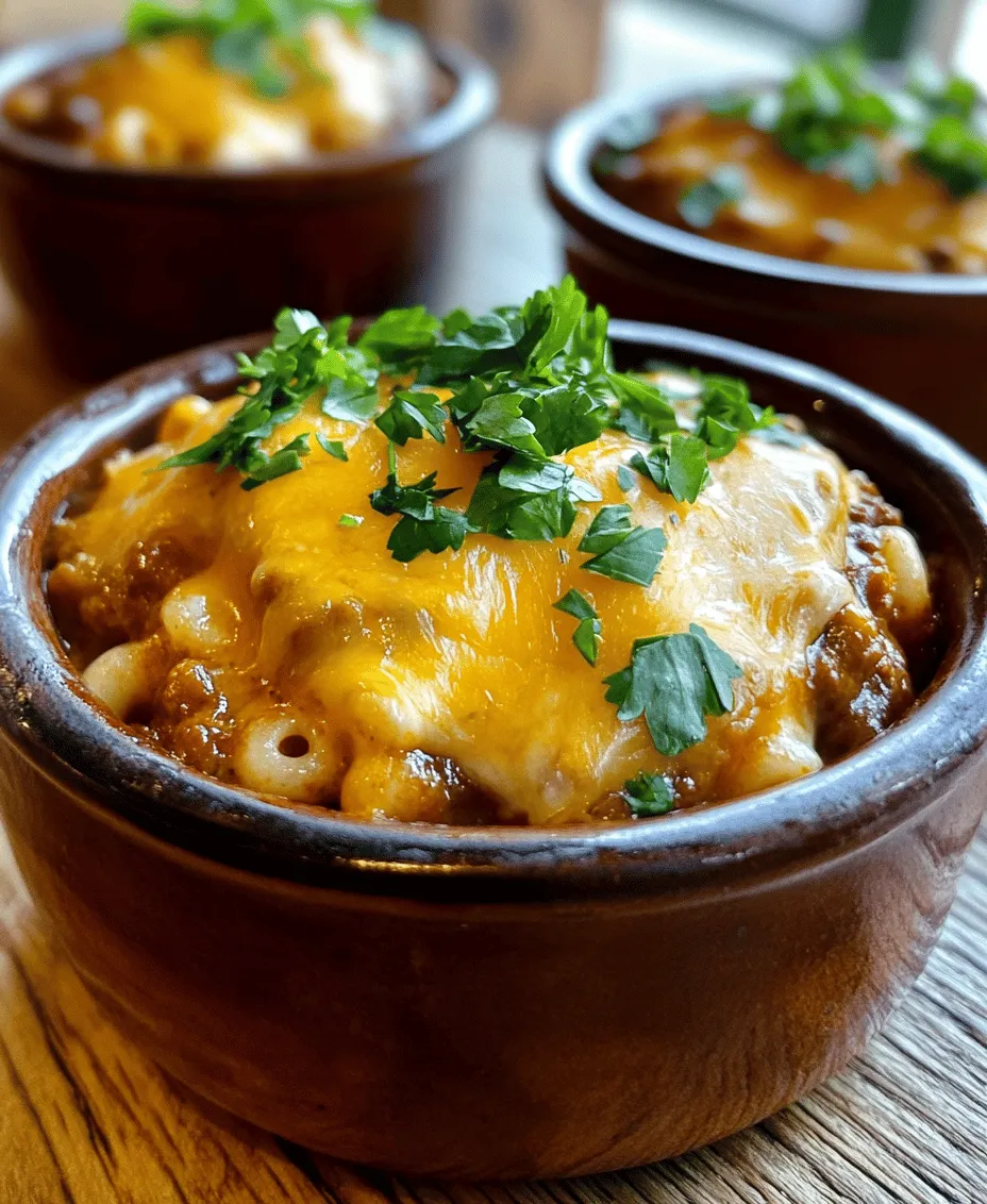 Comfort food is more than just a category of cuisine; it's a way to evoke feelings of warmth, nostalgia, and satisfaction. These dishes often remind us of home, family gatherings, and the joy of sharing a meal with loved ones. One such dish that embodies the essence of comfort food is Cheesy Chili Mac Delight. This hearty and flavorful recipe combines the best elements of macaroni and cheese with the rich, spicy notes of chili, making it a go-to choice for any occasion.