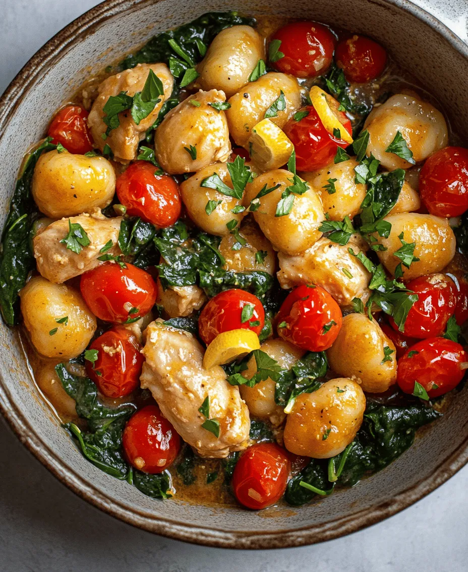 In the world of weeknight dinners, convenience and flavor are paramount. Enter the One-Pot Lemon Chicken Gnocchi Delight—a dish that perfectly embodies both. This recipe not only simplifies the cooking experience with its one-pot method but also presents a delightful symphony of flavors that will tantalize your taste buds. Imagine tender pieces of chicken, pillowy gnocchi, and a burst of citrus, all coming together in a single pot for an effortlessly delicious meal.