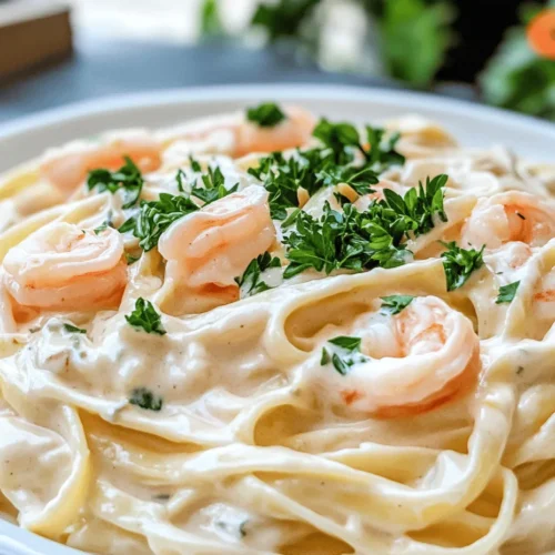 Creamy Garlic Shrimp Pasta is not just a meal; it’s an experience that combines the rich flavors of seafood with the comforting embrace of creamy pasta. This dish has gained popularity for its ability to effortlessly transition from a casual weeknight dinner to a stunning centerpiece for special occasions. Imagine a plate of perfectly cooked fettuccine, enveloped in a luscious garlic-infused cream sauce, adorned with succulent shrimp that provide a delightful contrast in texture and taste.