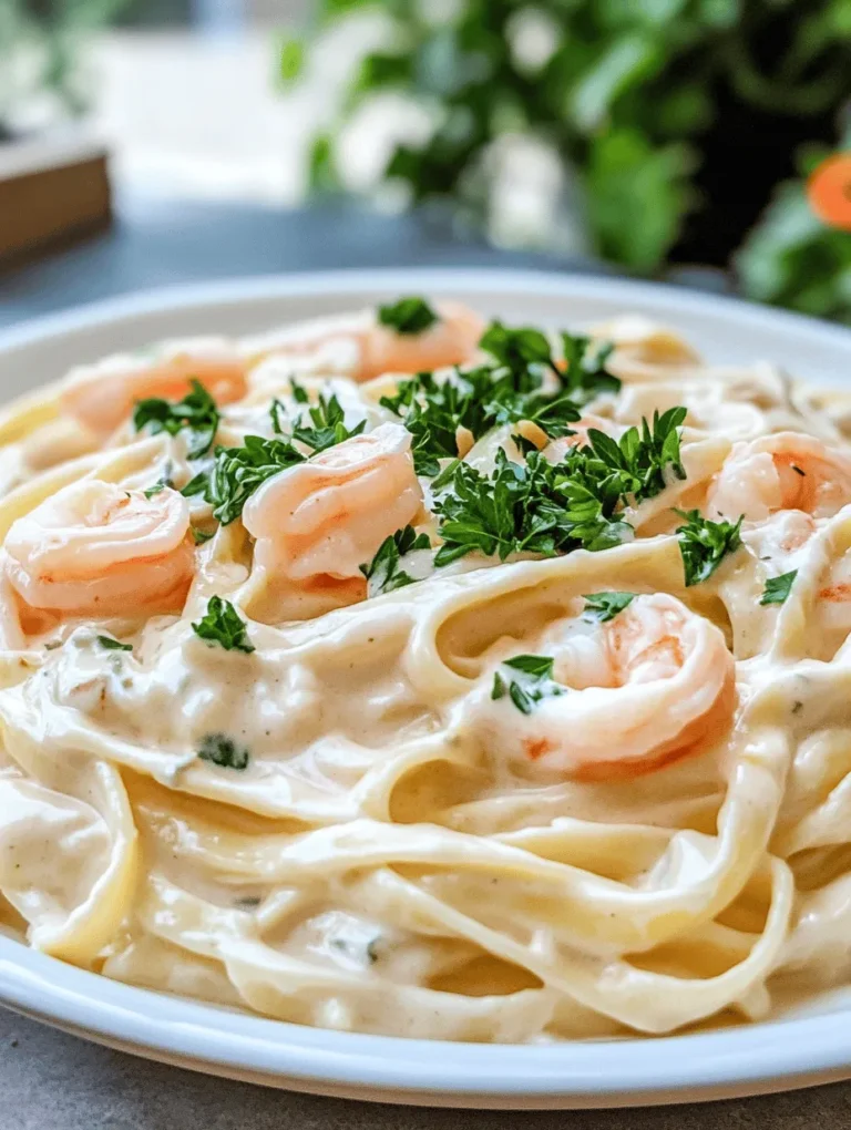 Creamy Garlic Shrimp Pasta is not just a meal; it’s an experience that combines the rich flavors of seafood with the comforting embrace of creamy pasta. This dish has gained popularity for its ability to effortlessly transition from a casual weeknight dinner to a stunning centerpiece for special occasions. Imagine a plate of perfectly cooked fettuccine, enveloped in a luscious garlic-infused cream sauce, adorned with succulent shrimp that provide a delightful contrast in texture and taste.