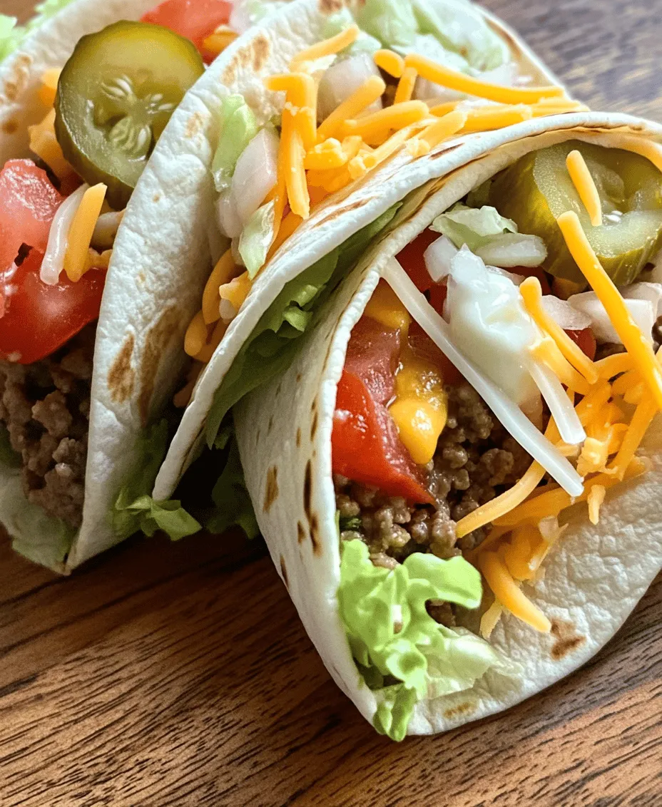 In a world filled with fast food options, it's easy to crave the iconic flavors of the Big Mac. Its unique combination of flavors—savory beef patties, tangy special sauce, crisp lettuce, and creamy cheese—makes it a beloved staple for many. However, making a healthier and equally satisfying version at home can be both fun and rewarding. Enter the Homemade Big Mac Wraps with Special Sauce—a creative twist that combines the classic taste of a Big Mac with the convenience of a wrap. This recipe brings together all the familiar flavors in a convenient package, perfect for lunch, dinner, or a quick snack.
