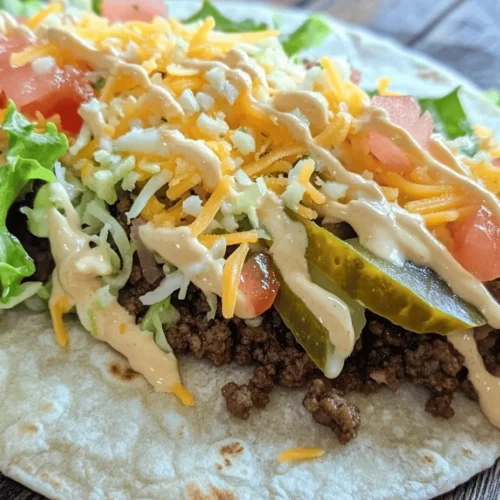 In a world filled with fast food options, it's easy to crave the iconic flavors of the Big Mac. Its unique combination of flavors—savory beef patties, tangy special sauce, crisp lettuce, and creamy cheese—makes it a beloved staple for many. However, making a healthier and equally satisfying version at home can be both fun and rewarding. Enter the Homemade Big Mac Wraps with Special Sauce—a creative twist that combines the classic taste of a Big Mac with the convenience of a wrap. This recipe brings together all the familiar flavors in a convenient package, perfect for lunch, dinner, or a quick snack.