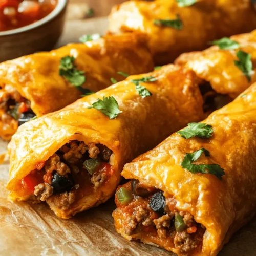 Cheesy Taco Sticks are a delightful fusion of flavors that seamlessly marry the beloved elements of classic tacos with the irresistible allure of melted cheese, all wrapped up in a convenient, handheld stick form. These tasty treats are perfect for a variety of occasions—whether you’re hosting a party, gearing up for game day, or simply looking for a fun family dinner option. Not only are they incredibly easy to make, but they can also be customized to suit individual palates, allowing everyone to enjoy the deliciousness in their own unique way.