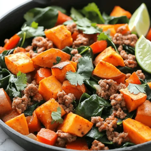 To fully appreciate the Ground Turkey Sweet Potato Skillet, it’s essential to explore its primary components. Each ingredient plays a vital role in both the flavor profile and nutritional value of the dish. Let’s take a closer look.