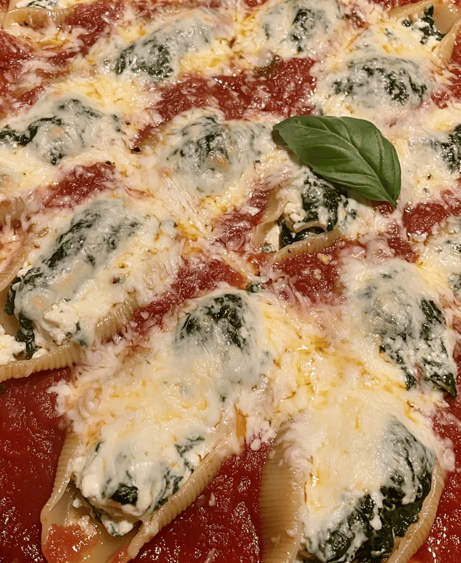 If you’re on the lookout for a comforting and nutritious meal that’s easy to prepare, look no further than Spinach & Ricotta Stuffed Shells. This delightful dish features large pasta shells filled with a creamy mixture of ricotta cheese and fresh spinach, all topped with a generous layer of marinara sauce and melted cheese. Not only is it a feast for the eyes, but it also packs a wholesome punch, making it an ideal choice for families, dinner parties, or simply a cozy night in.