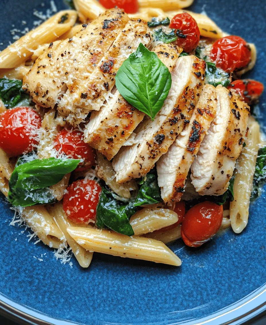 Tuscan Chicken Pasta Delight is a vibrant, flavorful dish that brings a taste of Italy right to your dinner table. This sumptuous recipe features tender chicken, fresh vegetables, and a rich, creamy sauce that harmonizes beautifully to create a meal that is both satisfying and elegant. Perfect for a weeknight dinner or a special gathering, this dish captures the essence of Tuscan cooking, renowned for its bold flavors and wholesome ingredients. The balance of flavors and textures, along with its quick preparation time, makes it a favorite among busy families and culinary enthusiasts alike.