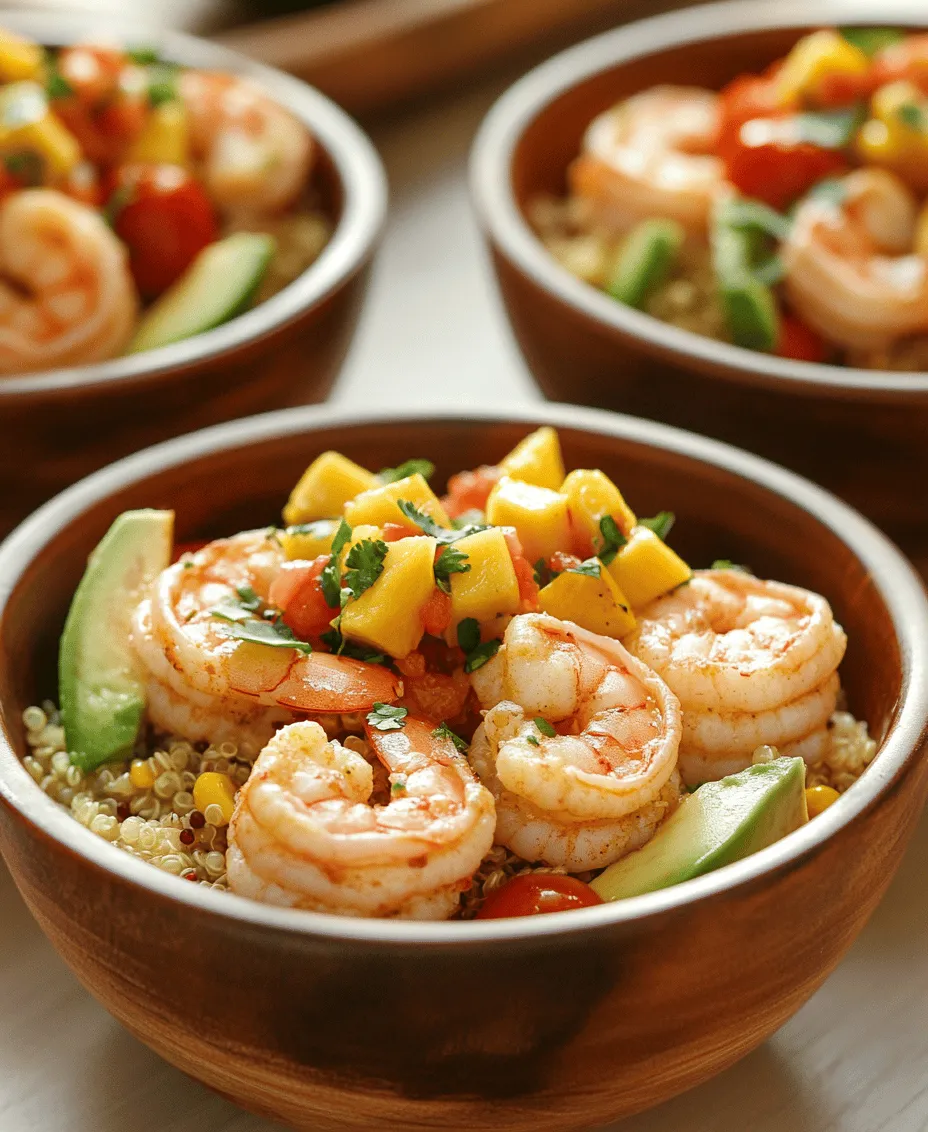 Welcome to a culinary adventure that brings the vibrant flavors of the ocean and the sweetness of tropical fruits right to your dining table. The Shrimp and Avocado Bowls with Mango Salsa and Lime-Chili Sauce is not just a meal; it’s a celebration of fresh, wholesome ingredients that marry beautifully to create a dish that is both delicious and nutritious. Whether you are looking for a refreshing lunch option or a light dinner, this recipe checks all the boxes.