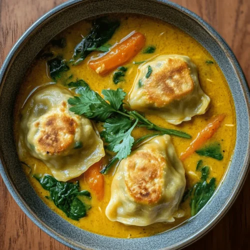 Curry Dumpling Soup is an ultimate comfort dish that warms both the body and soul. This delightful fusion of flavors and textures brings together the hearty satisfaction of tender dumplings and a rich, aromatic broth infused with spices. Originating from various Asian cuisines, the concept of curry dumpling soup has been embraced worldwide, evolving into a beloved staple in many households. Whether you’re seeking a flavorful meal on a chilly evening or an impressive dish to serve at a gathering, this recipe promises to deliver a heartwarming experience.