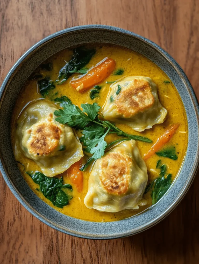 Curry Dumpling Soup is an ultimate comfort dish that warms both the body and soul. This delightful fusion of flavors and textures brings together the hearty satisfaction of tender dumplings and a rich, aromatic broth infused with spices. Originating from various Asian cuisines, the concept of curry dumpling soup has been embraced worldwide, evolving into a beloved staple in many households. Whether you’re seeking a flavorful meal on a chilly evening or an impressive dish to serve at a gathering, this recipe promises to deliver a heartwarming experience.