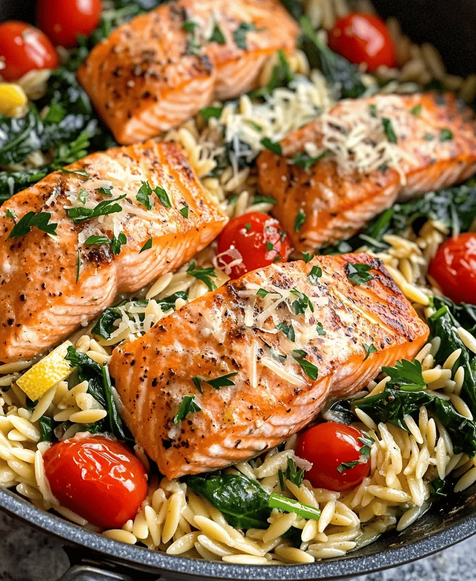 If you’re searching for a meal that is not only quick and easy to prepare but also bursting with flavor and health benefits, look no further than One Skillet Salmon with Lemon Orzo. This dish encapsulates the essence of weeknight cooking: it’s simple, satisfying, and requires minimal cleanup, making it ideal for busy families or anyone looking to whip up a wholesome dinner in no time.
