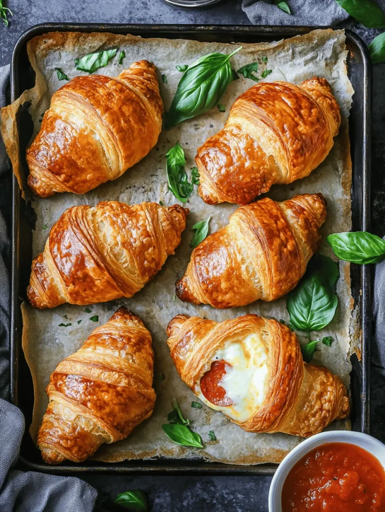 Croissant rolls have long held a special place in the hearts (and stomachs) of food lovers worldwide. Their signature flaky texture and buttery flavor make them a delightful snack or appetizer, perfect for any occasion. Whether served with a cup of coffee in the morning or as a finger food at a party, croissant rolls are versatile and universally adored. Among the myriad of ways to enjoy these delectable pastries, the Mozzarella Pepperoni Croissant Rolls stand out as a remarkably delicious option. This recipe combines the rich, gooey goodness of mozzarella cheese with the savory, slightly spicy bite of pepperoni, resulting in a mouthwatering treat that is sure to impress.