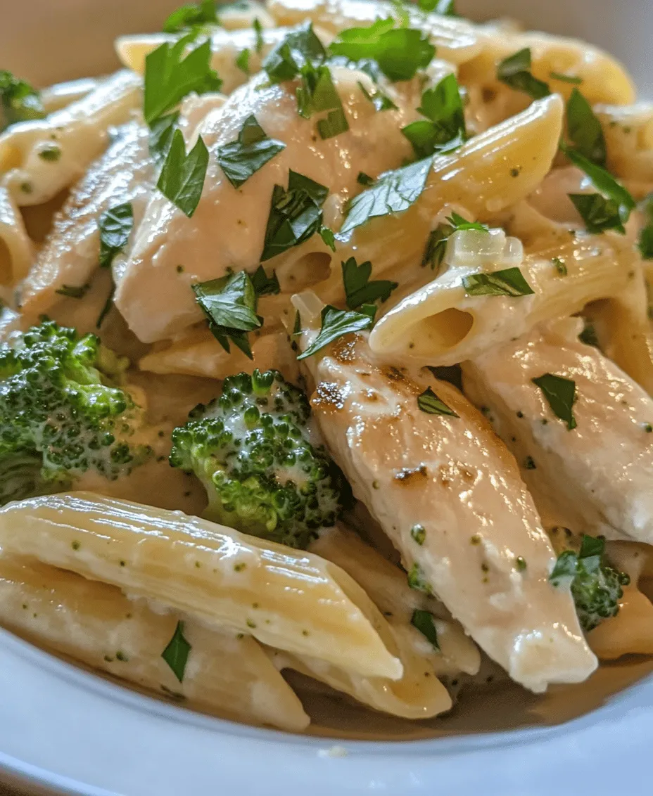 If you're on the lookout for a satisfying dinner that combines flavor, nutrition, and convenience, look no further than Creamy Broccoli and Chicken Penne. This delightful dish encapsulates the essence of a well-balanced meal, marrying tender penne pasta, succulent chicken, and vibrant green broccoli in a creamy sauce that is both indulgent and wholesome.