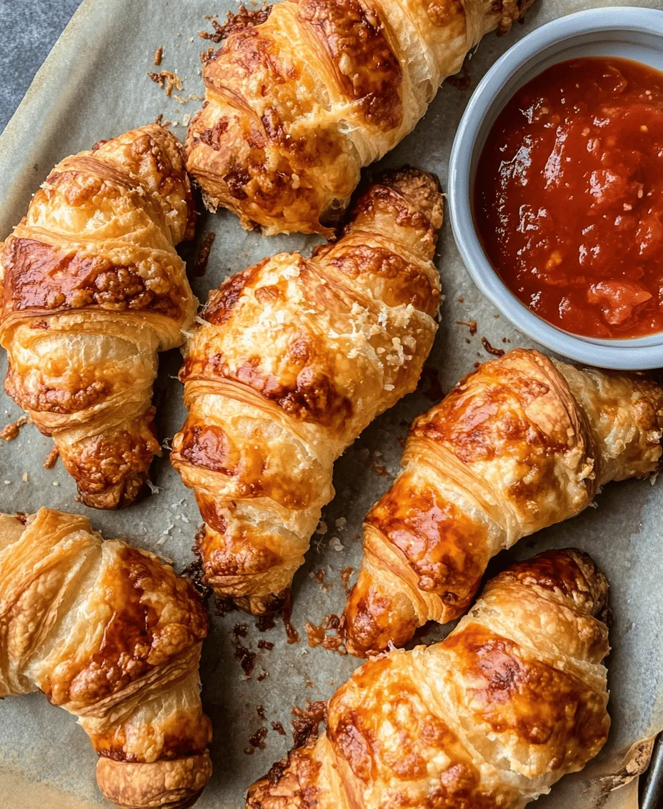 Crescent roll dough is a lifesaver for many home cooks and bakers. This pre-made dough brings a light and flaky texture, which is essential for achieving the perfect croissant-like bite without the hassle of making dough from scratch. The convenience factor cannot be overstated; simply open the can, unroll the dough, and you’re ready to start assembling your rolls. The dough's buttery taste, combined with its ease of use, makes it an ideal base for a variety of fillings, but in this recipe, it serves as the perfect wrapper for our cheesy and meaty filling.