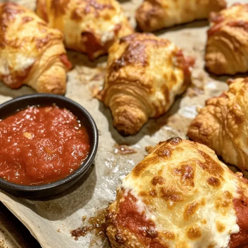 Crescent roll dough is a lifesaver for many home cooks and bakers. This pre-made dough brings a light and flaky texture, which is essential for achieving the perfect croissant-like bite without the hassle of making dough from scratch. The convenience factor cannot be overstated; simply open the can, unroll the dough, and you’re ready to start assembling your rolls. The dough's buttery taste, combined with its ease of use, makes it an ideal base for a variety of fillings, but in this recipe, it serves as the perfect wrapper for our cheesy and meaty filling.