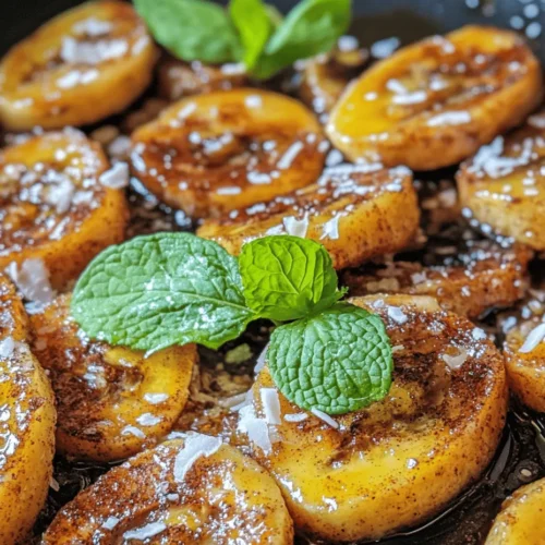 If you're looking for a delightful, quick, and irresistibly delicious treat, look no further than Sweet & Spicy Pan Fried Cinnamon Bananas. This delightful dish combines the natural sweetness of ripe bananas with a perfect balance of warmth and spice, making it an ideal dessert, breakfast addition, or snack any time of day. Whether you're entertaining guests or simply indulging yourself, the aroma of these cinnamon-infused bananas sizzling in a hot pan is sure to elevate your kitchen experience.