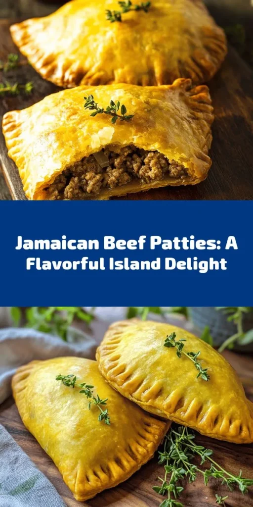 Savor the taste of the Caribbean with homemade Jamaican Beef Patties! This recipe combines a flaky, golden pastry filled with a savory blend of ground beef, spices, and a hint of scotch bonnet heat. Easy to make and perfect for sharing, these delicious patties are sure to impress. Ideal for snacks, appetizers, or a hearty meal! Dive into this flavorful cooking adventure and bring a bit of Jamaican flair to your kitchen today.