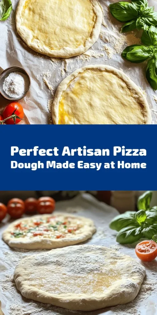 Elevate your homemade pizza game with this masterful artisan pizza dough recipe! It's easy to make, with just a few simple ingredients: flour, sea salt, sugar, active dry yeast, olive oil, and warm water. In about 2.5 hours, you’ll have two perfect 12-inch crusts ready to be topped with your favorite ingredients. With a crispy, golden finish and a soft interior, this dough is sure to impress family and friends. Get ready to enjoy delicious, homemade pizza nights!