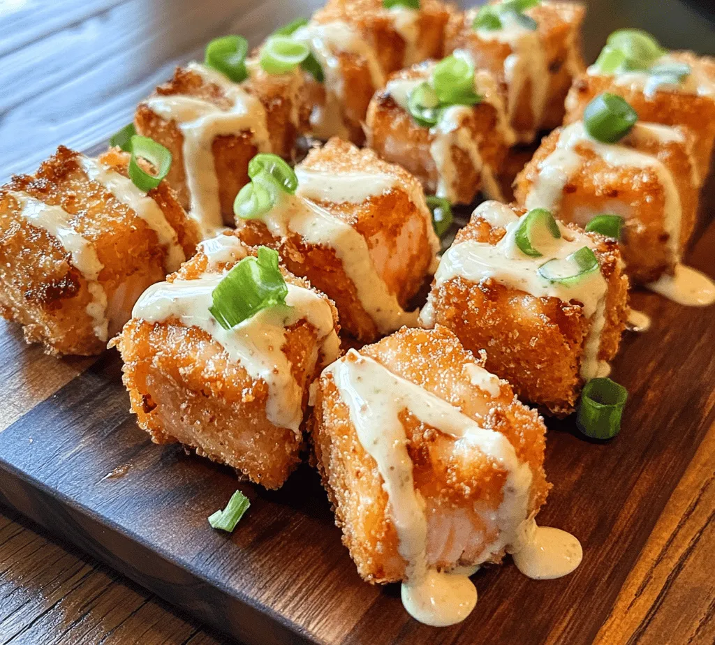 Salmon is not only a culinary favorite but also a nutritional powerhouse. This fish is renowned for its rich profile of health benefits, making it a staple in many diets. Here are some key nutritional highlights that make salmon an excellent choice for your Crispy Bang Bang Salmon Bites: