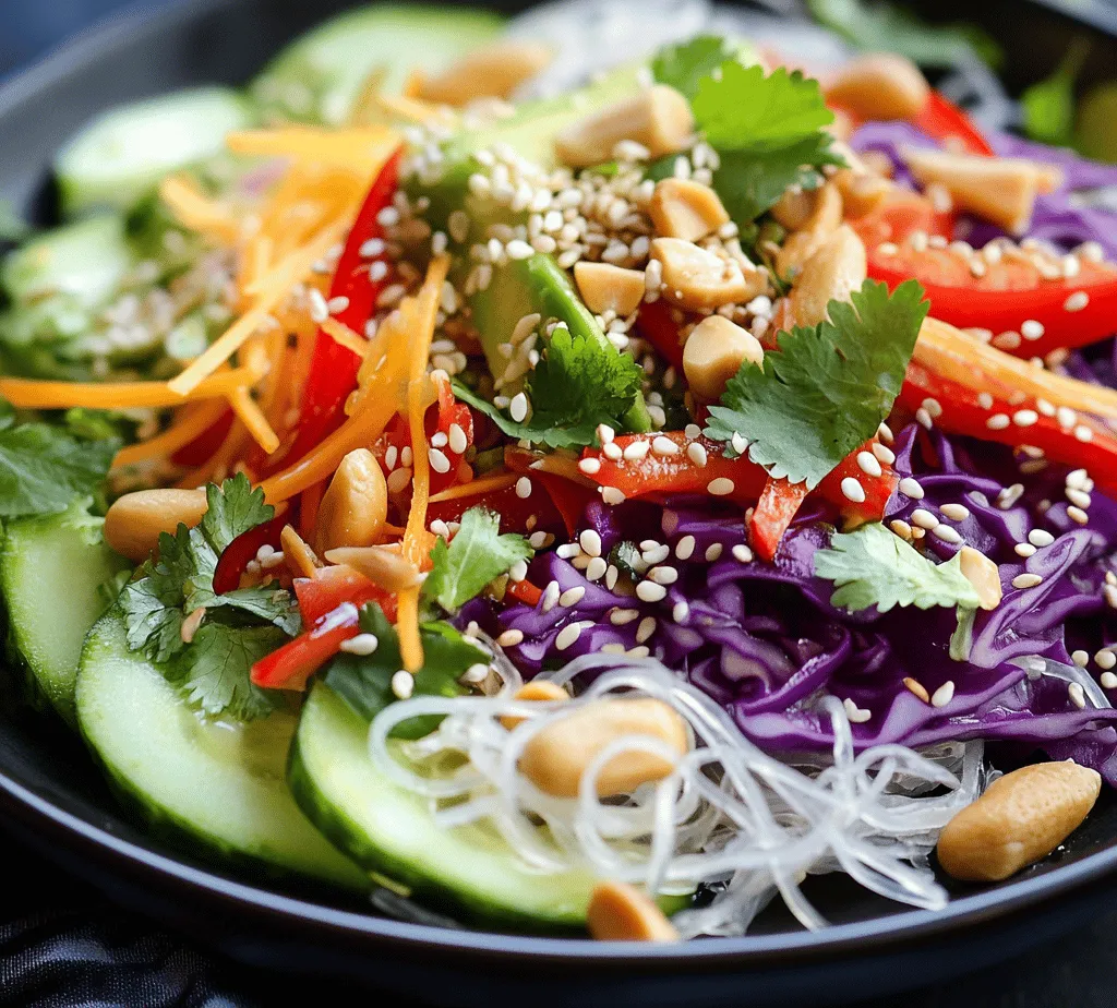 As the seasons shift and warmer weather beckons, there’s nothing more refreshing than a vibrant salad packed with flavor and health benefits. The Fresh Spring Roll Salad with Spicy Ginger Dressing is an exquisite dish that captures the essence of spring with its colorful array of ingredients and zesty dressing. This salad not only delights the palate but also nourishes the body, making it a perfect choice for those looking to indulge in something light yet filling.