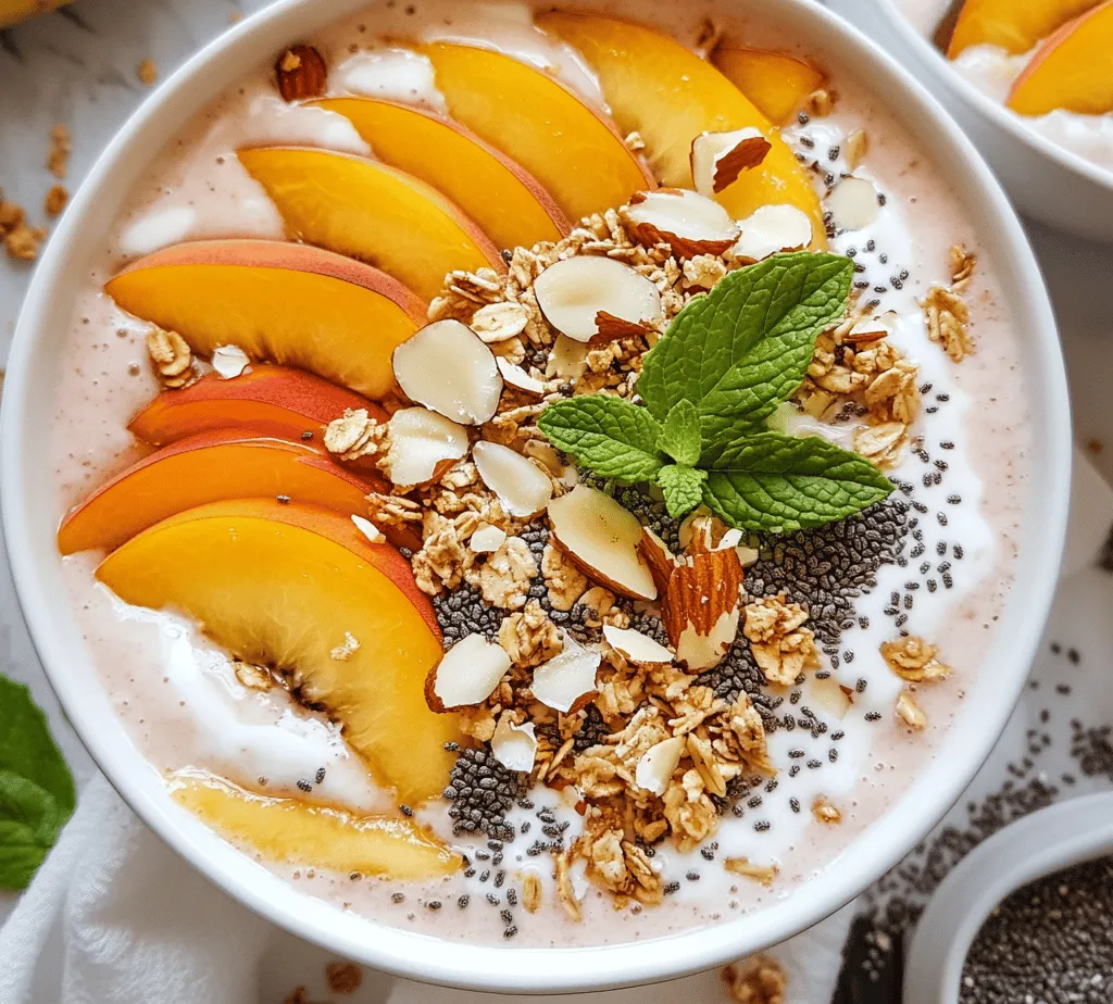 Creating a delicious and nutritious Peach Paradise Smoothie Bowl begins with selecting the right ingredients. Each component has its own benefits and contributes to the final flavor profile and texture of the dish. Let’s take a closer look at the base ingredients that make up this delightful smoothie bowl.