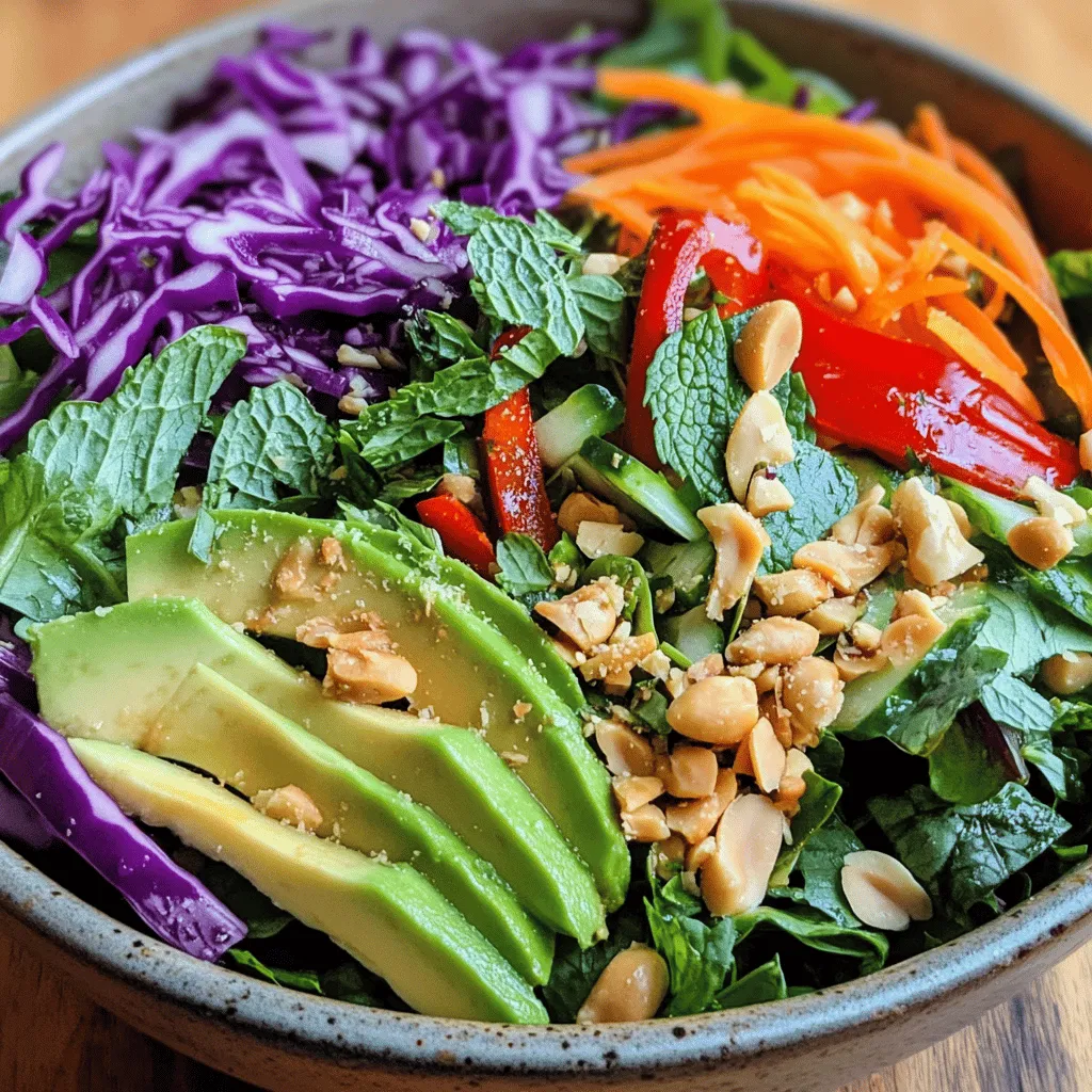 In the quest for healthy meal options, salads have surged in popularity as a go-to choice for many. They not only offer a refreshing burst of flavors but also provide a plethora of health benefits, making them an ideal component of a balanced diet. One standout salad that has been gaining traction is the Spring Roll Salad with Spicy Ginger Dressing. This vibrant dish captures the essence of fresh ingredients and bold flavors, making it a delightful addition to any meal, whether it’s a light lunch or a hearty dinner.