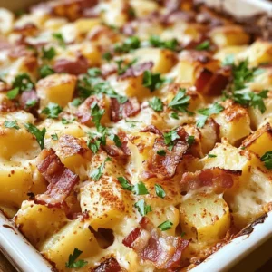 Breakfast casseroles have become a beloved staple in many households, offering a delicious and satisfying start to the day. These dishes, characterized by their hearty ingredients and comforting flavors, have gained immense popularity due to their convenience and the ability to feed a crowd. One standout recipe in this category is the Cheesy Bacon Potato Breakfast Casserole. This comforting dish combines the rich flavors of crispy bacon, creamy cheeses, and tender potatoes to create a breakfast experience that is both filling and indulgent.