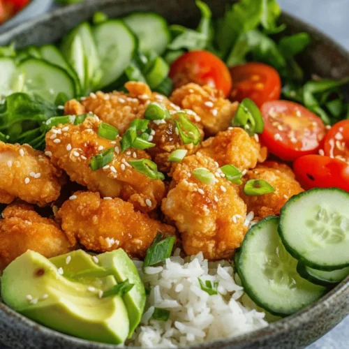 To create a truly satisfying Bang Bang Chicken Bowl, understanding the ingredients is crucial. Each component plays a significant role in building layers of flavor and texture that make this dish stand out.