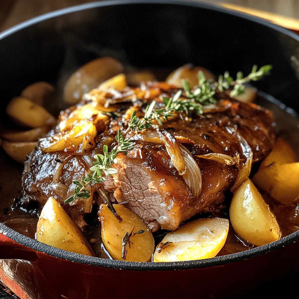 As the leaves start to turn and the crisp air heralds the arrival of autumn, there's an undeniable shift in our culinary cravings. One dish that captures the essence of this season is Apple Cider Braised Pork Shoulder. This comforting recipe not only showcases the beloved flavors of fall but also embodies the heartiness that we often seek as we cozy up for the colder months. Picture succulent, tender pork shoulder infused with the sweet and tangy notes of apple cider, complemented by fresh herbs and aromatic vegetables. It’s a dish that warms the soul and brings a sense of home to your dining table.