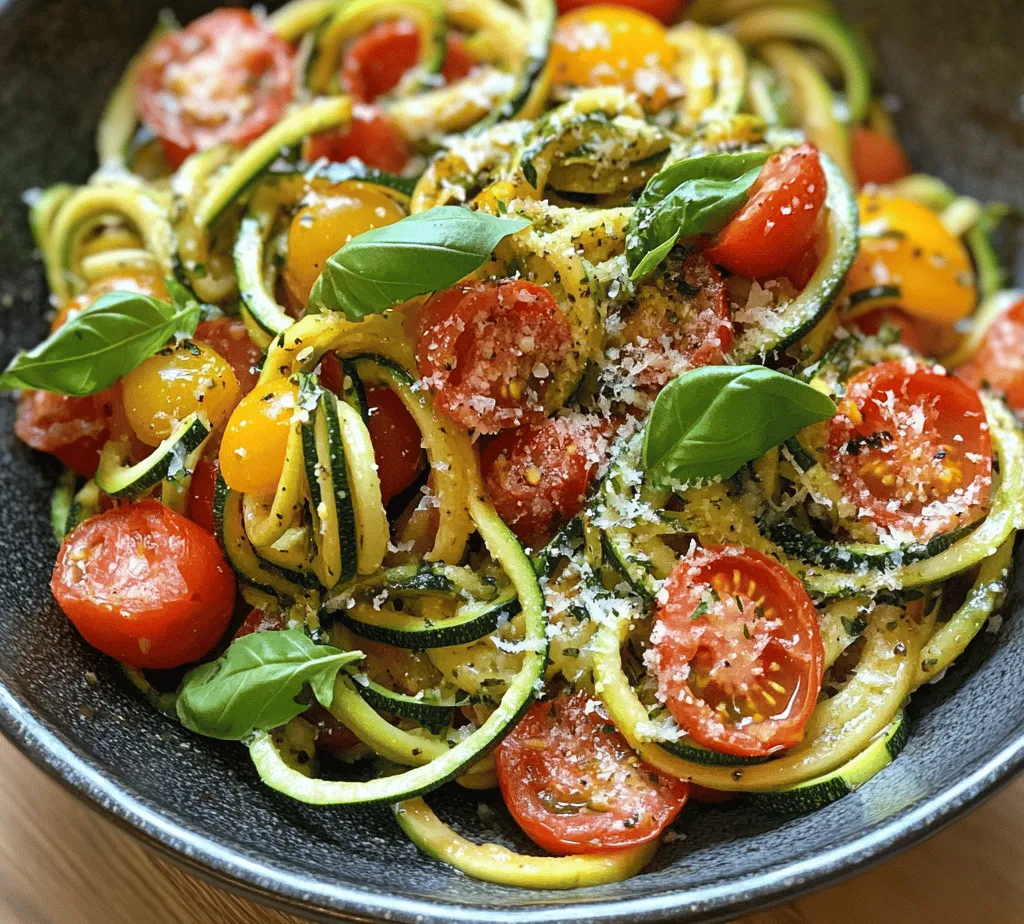 In today’s culinary landscape, where the balance between delicious flavors and healthy eating is paramount, finding recipes that satisfy both criteria can be quite a challenge. Enter our Healthy Tomato Zucchini Pasta—a dish that not only meets the mark but exceeds it by marrying the vibrant tastes of fresh vegetables with the comforting essence of pasta. This recipe is a fantastic solution for those seeking a low-calorie yet flavorful alternative to traditional pasta dishes.