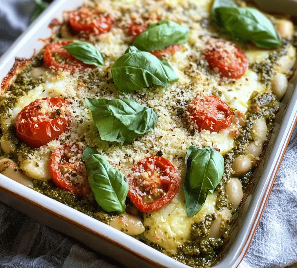 Are you on the lookout for a dish that is both nutritious and bursting with flavor? Look no further than the White Bean and Pesto Bake. This delightful recipe combines the creamy texture of white beans with the vibrant flavors of homemade or high-quality store-bought pesto, all brought together in a comforting bake. It’s an ideal dish for any meal, whether you’re planning a cozy family dinner or hosting a gathering with friends.