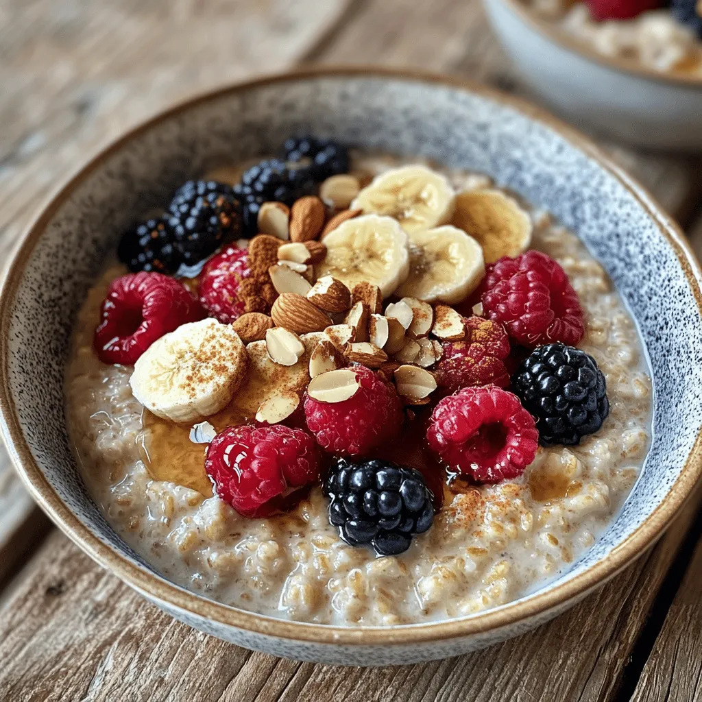 Start your day with a warm bowl of Comforting Barley Porridge, a wholesome dish that not only nourishes but also brings a sense of comfort. This recipe is perfect for those chilly mornings when you crave something hearty yet healthy. Made with pearl barley and enriched with your choice of toppings, this porridge is versatile, satisfying, and packed with nutrition. Unlike traditional oatmeal, barley brings a unique texture and flavor to the breakfast table, making it an excellent choice for anyone looking to switch up their morning routine.