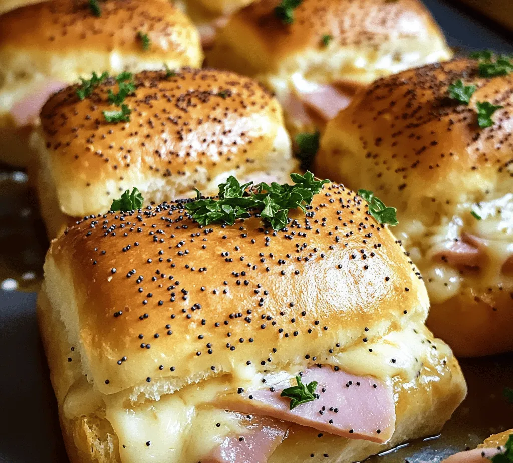 In the world of comfort food, few dishes can compete with the delightful combination of sweet and savory flavors found in ham and cheese sliders. These bite-sized treats are a perfect blend of indulgence and convenience, making them an ideal option for gatherings, family dinners, or even a cozy night in. Their small size allows for easy serving and eating, making them a favorite among both kids and adults. Whether you’re hosting a game day party, planning a holiday meal, or just looking for a delicious snack, Sweet & Savory Ham & Cheese Sliders are sure to impress your guests and satisfy your cravings.
