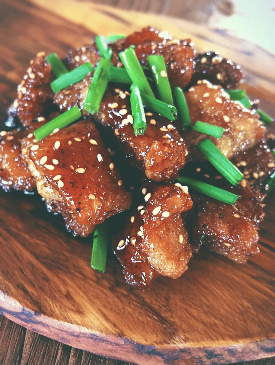 Crispy Chinese Honey Garlic Chicken is a beloved dish that embodies the perfect balance of textures and flavors, making it a staple in many Chinese restaurants around the world. Known for its crunchy exterior and succulent interior, this dish offers a delightful experience with every bite. The combination of crispy chicken coated in a sweet and savory honey garlic sauce creates an irresistible allure that appeals to both children and adults alike.