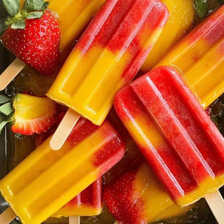 As the sun blazes down and summer unfolds, there's nothing quite as refreshing as a homemade popsicle to cool you down. The trend of crafting popsicles at home has gained popularity in recent years, with families and individuals looking for healthier alternatives to store-bought options. Not only do homemade popsicles allow you to control the ingredients, but they also enable you to experiment with a delightful array of flavors. Among the most beloved combinations are strawberries and mangoes—two fruits that not only taste incredible together but also evoke the essence of summer with their vibrant colors and natural sweetness.