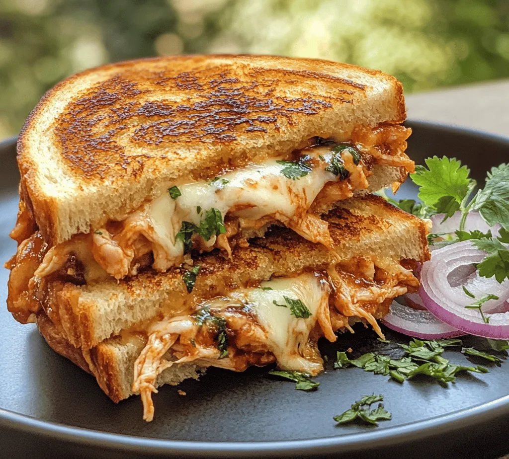 In the world of comfort food, few dishes can rival the classic grilled cheese sandwich. This beloved staple has stood the test of time, cherished for its simplicity and warm, gooey goodness. However, when you add a twist with BBQ chicken, you elevate this traditional favorite into a mouthwatering delight that satisfies both savory cravings and nostalgic comfort. The BBQ Chicken Grilled Cheese Delight combines the smoky sweetness of BBQ sauce with tender, shredded chicken and a melty cheese blend—all encapsulated between two slices of perfectly toasted sourdough bread.