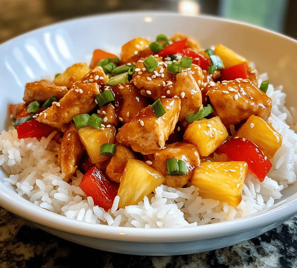 If you're in search of a dish that perfectly balances sweet and savory flavors, look no further than Sweet and Savory Pineapple Chicken. This delightful recipe showcases tender chicken thighs marinated in a flavorful blend, complemented by the natural sweetness of fresh pineapple. The combination of succulent chicken and juicy pineapple creates a harmonious dish that is both satisfying and refreshing. Whether you're planning a casual weeknight dinner or a special occasion meal, this recipe is versatile enough to cater to both scenarios.