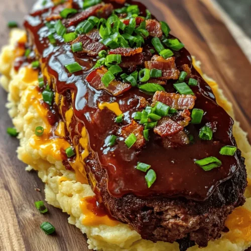 Meatloaf has long been cherished as a quintessential comfort food, evoking memories of family dinners and cozy, home-cooked meals. This classic dish, often prepared in a loaf shape and bursting with flavor, has stood the test of time, evolving through generations to accommodate various tastes and dietary preferences. However, in recent years, creative cooks have taken this traditional recipe and transformed it into modern culinary masterpieces. One such innovation is the "Ultimate Loaded Potato Meatloaf," a delightful fusion that marries the savory goodness of meatloaf with the comforting flavors of loaded baked potatoes.