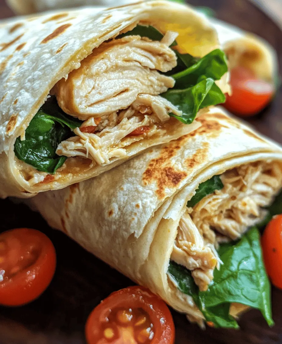 In the realm of quick and delicious meals, Cheesy Garlic Chicken Wraps stand out as a delightful option that brings together the irresistible flavors of garlic, cheese, and tender chicken, all wrapped snugly in a soft tortilla. This recipe not only delivers comfort with every bite but also showcases the versatility that wraps can offer. Whether you’re looking for a hearty lunch, a fulfilling dinner, or a convenient snack, these wraps cater to all occasions with ease and satisfaction.