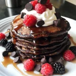 When it comes to breakfast or brunch, few dishes can compete with the decadent allure of chocolate pancakes. They’re not just any ordinary pancakes; they’re a sweet, indulgent treat that transforms a simple morning meal into a delightful experience. Imagine waking up to the rich aroma of chocolate wafting through your kitchen, promising a delicious start to your day. These pancakes are perfect for special occasions or even for a cozy weekend brunch at home.