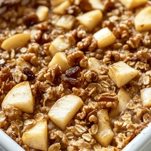 When it comes to starting your day on a delicious and nutritious note, the Irresistible Healthy Apple Oatmeal Breakfast Bake stands out as an exemplary choice. This recipe harmoniously blends the comforting flavors of baked apples and oats, creating a warm, fulfilling dish that's perfect for breakfast or brunch. Not only does it tantalize the taste buds, but it also nourishes the body, making it an ideal option for health-conscious individuals and busy families alike.