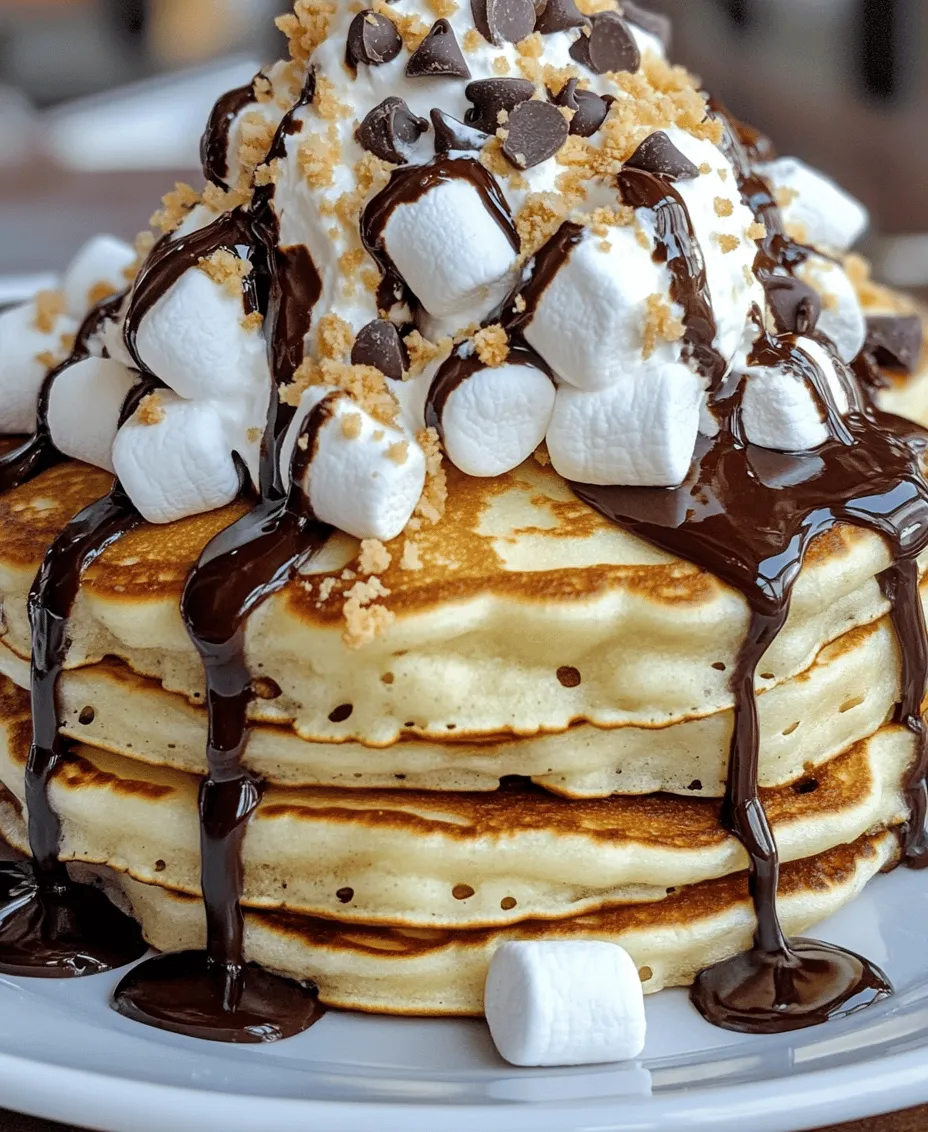 Imagine waking up to the sweet aroma of pancakes sizzling on the griddle, but with a delightful twist that brings back childhood memories of summer camping trips and cozy bonfires. Enter S’mores Pancakes, a scrumptious fusion of fluffy pancakes and the beloved campfire treat that combines gooey marshmallows, rich chocolate, and crunchy graham crackers. This innovative recipe transforms a classic breakfast staple into an indulgent experience that is perfect for brunch or a special family breakfast.