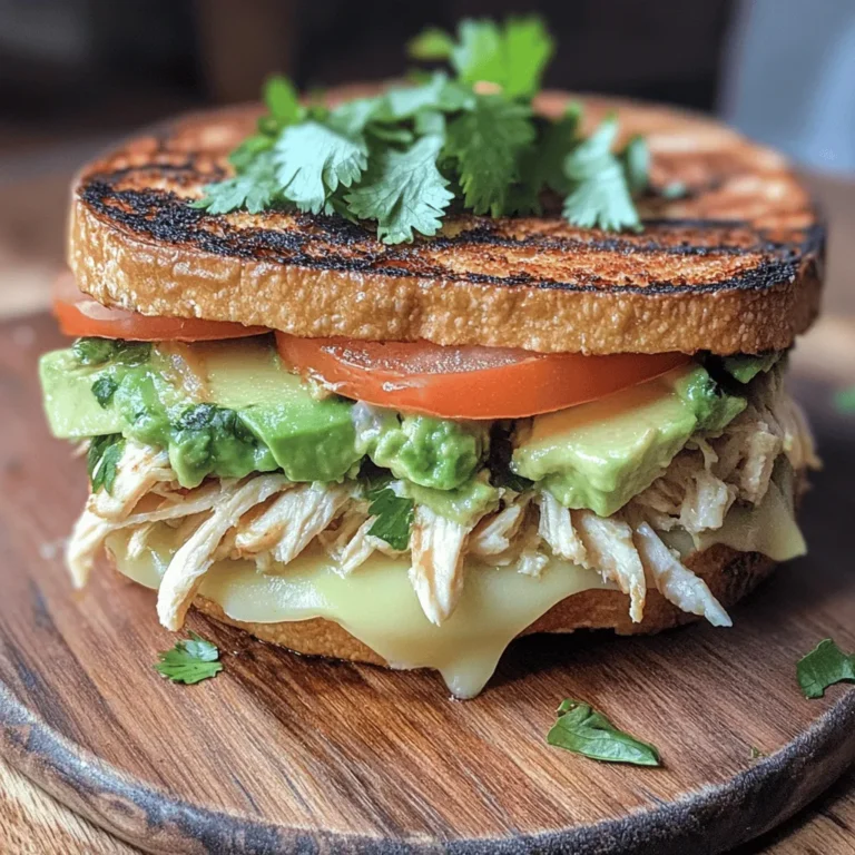 In a world where healthy eating has become a prominent trend, finding delicious yet nutritious meal options can be a challenge. Enter the Chicken Avocado Melt Sandwich—a delightful combination that not only satisfies your taste buds but also supports your health goals. Bursting with flavor and packed with essential nutrients, this sandwich is the perfect choice for any meal of the day, whether it’s a hearty lunch, a light dinner, or a quick snack.