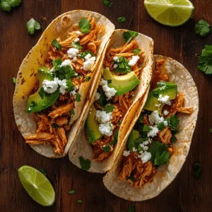 Chicken Tinga Tacos are a delicious representation of Mexican cuisine, showcasing the vibrant flavors and rich traditions that make this culinary style so beloved around the world. Originating from the Puebla region of Mexico, Chicken Tinga is a dish that features shredded chicken simmered in a smoky, spicy sauce made primarily from tomatoes and chipotle peppers in adobo. The result is a tantalizing filling that brings depth and character to tacos, making them a favorite for both casual meals and festive gatherings.