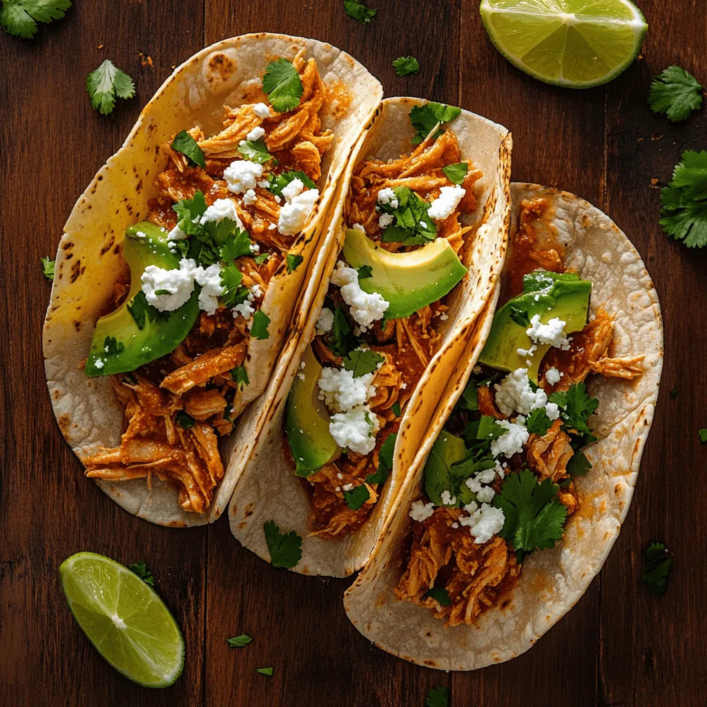 Chicken Tinga Tacos are a delicious representation of Mexican cuisine, showcasing the vibrant flavors and rich traditions that make this culinary style so beloved around the world. Originating from the Puebla region of Mexico, Chicken Tinga is a dish that features shredded chicken simmered in a smoky, spicy sauce made primarily from tomatoes and chipotle peppers in adobo. The result is a tantalizing filling that brings depth and character to tacos, making them a favorite for both casual meals and festive gatherings.