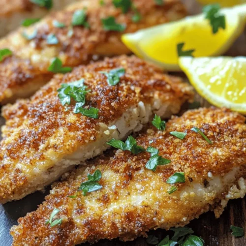 In the world of comfort food, few dishes can rival the crispy, cheesy goodness of Parmesan Crusted Chicken. This dish, a beloved favorite in many restaurants, is known for its golden, crunchy exterior that encases tender, juicy chicken. With its irresistible flavor profile, this easy copycat recipe brings the delightful tastes of a restaurant favorite right into your kitchen. Whether you’re a seasoned cook or just starting your culinary journey, this dish is simple enough to prepare yet impressive enough to serve at dinner parties.