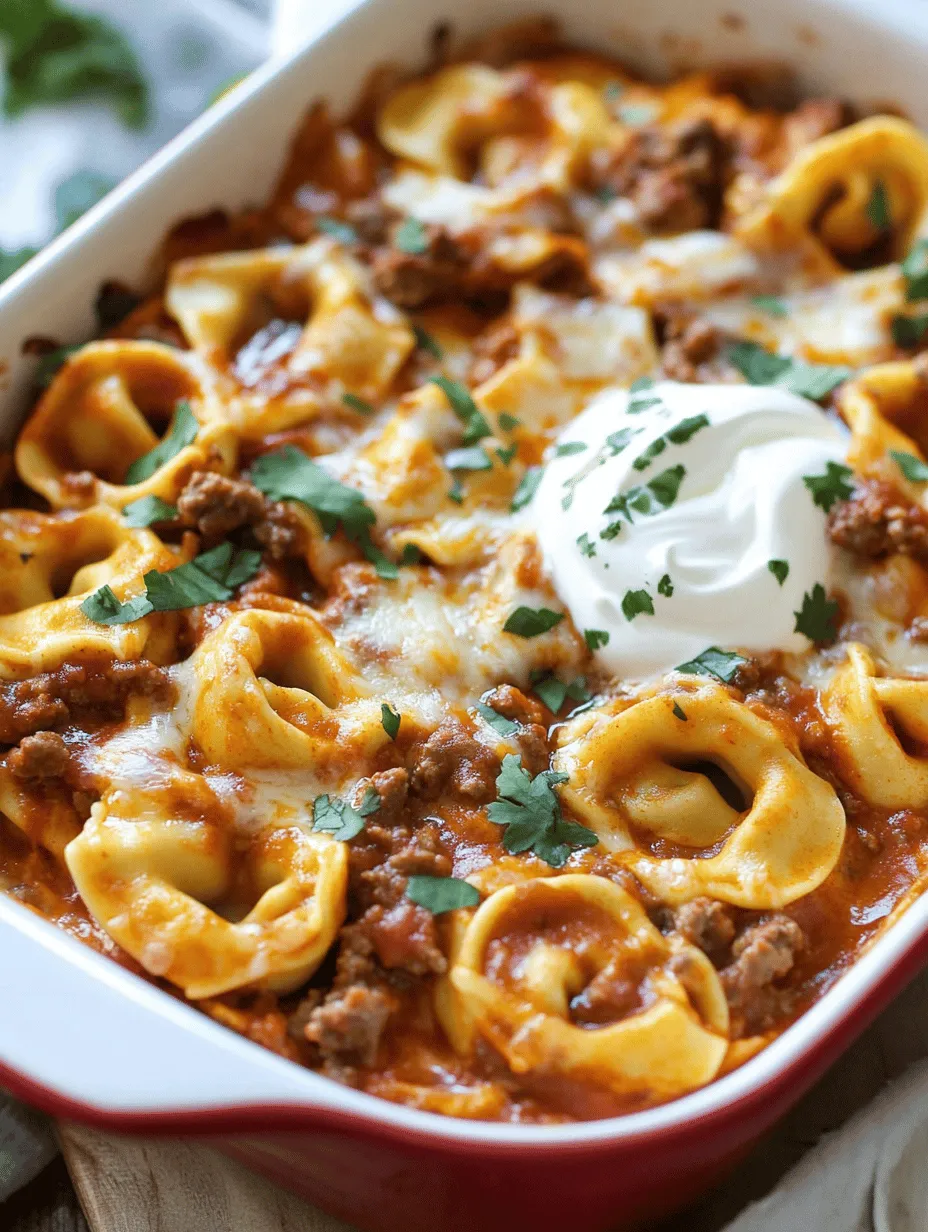 In recent years, fusion cuisine has taken the culinary world by storm, captivating food lovers with innovative combinations that celebrate the best of multiple cultures. One delightful example of this trend is the Cheesy Beef Enchilada Tortellini. By merging traditional Mexican flavors with beloved Italian pasta, this dish offers a unique and comforting experience that is sure to please a diverse array of palates.