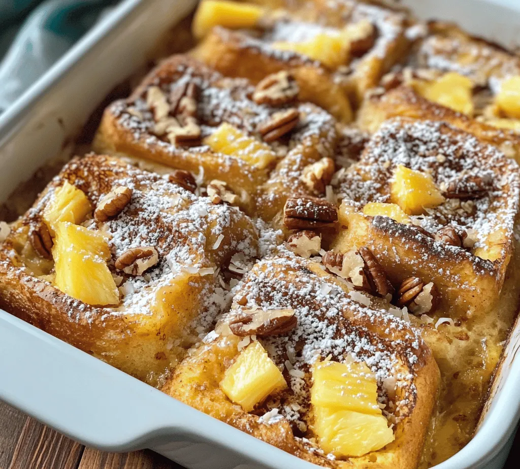 To personalize your Sweet Hawaiian Roll French Toast Bake even further, consider adding some optional ingredients that can enhance the flavor and texture: